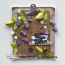 TEXT(ures) Craft Die Set - Beneath the Brambles / Woodgrain